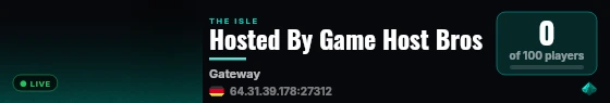Hosted By Game Host Bros live status badge