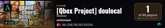 [Qbox Project] doulocal live status badge