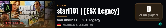stari101 | [ESX Legacy] live status badge