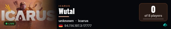 Wutal live status badge