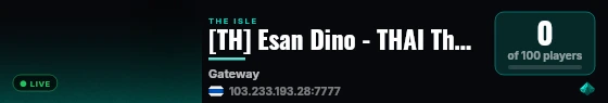 [TH] Esan Dino - THAI Thai thai live status badge
