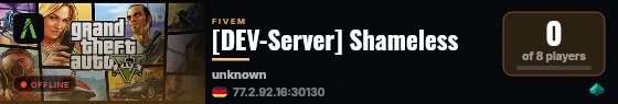 [DEV-Server] Shameless live status badge