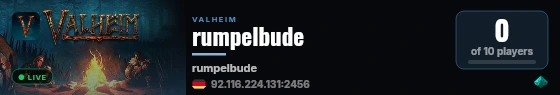 rumpelbude live status badge