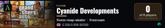 Cyanide Developments live status badge
