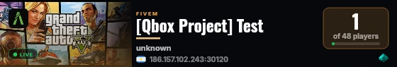 [Qbox Project] Test live status badge