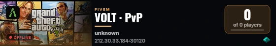 VOLT · PvP live status badge