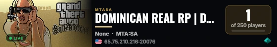 DOMINICAN REAL RP | DOMINICANOS | DIVERSION | ROLEPLAY live status badge