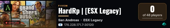 HardRp | [ESX Legacy] live status badge