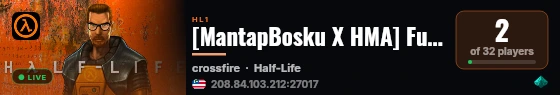 [MantapBosku X HMA] Fun Arena live status badge