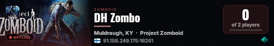 DH Zombo live status badge