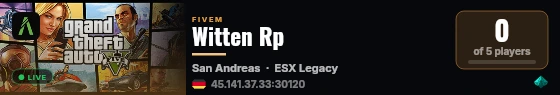 Witten Rp live status badge