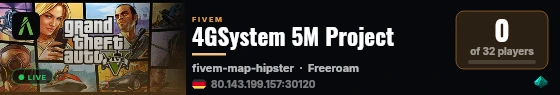 4GSystem 5M Project live status badge
