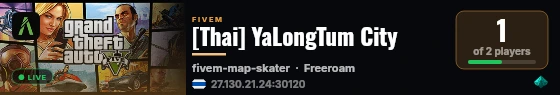 [Thai] YaLongTum City live status badge