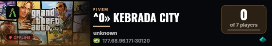 ^0» KEBRADA CITY live status badge