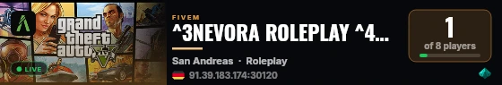 ^3NEVORA ROLEPLAY ^4NEUERÖFFUNG ORGINAL live status badge