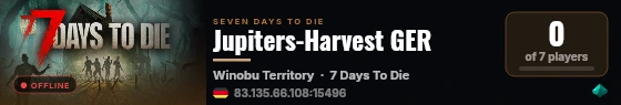 Jupiters-Harvest GER live status badge