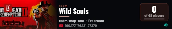Wild Souls live status badge