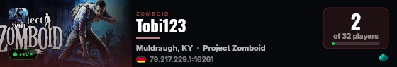 Tobi123 live status badge