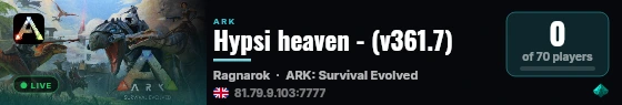 Hypsi heaven - (v361.7) live status badge