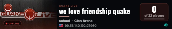 we love friendship quake live status badge