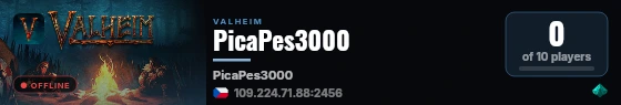 PicaPes3000 live status badge