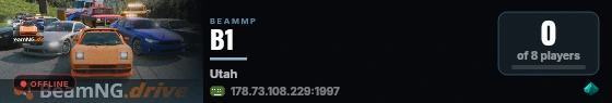 B1 live status badge