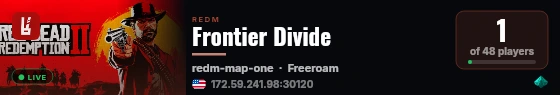 Frontier Divide live status badge