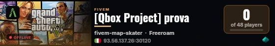 [Qbox Project] prova live status badge
