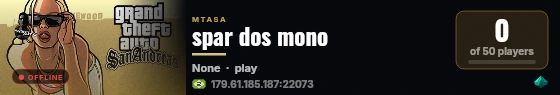 spar dos mono live status badge