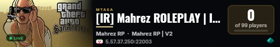 [IR] Mahrez ROLEPLAY | IRAN | Make Your Life | S3 live status badge
