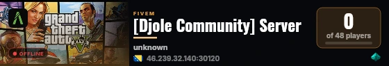 [Djole Community] Server live status badge