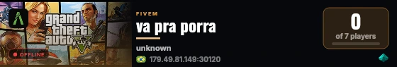 va pra porra live status badge