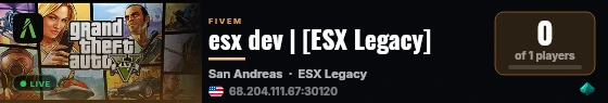 esx dev | [ESX Legacy] live status badge