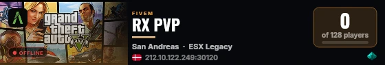 RX PVP live status badge