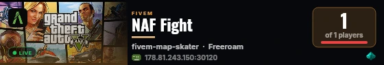 NAF Fight live status badge