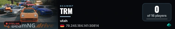 TRM live status badge