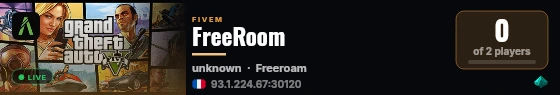 FreeRoom live status badge