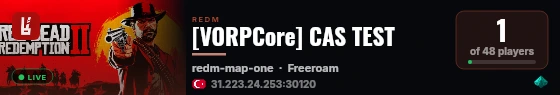 [VORPCore] CAS TEST live status badge