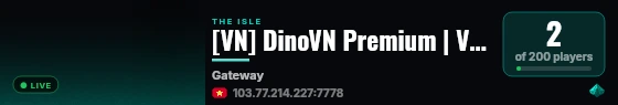 [VN] DinoVN Premium | Voice Chat | No Rules live status badge