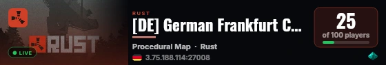 [DE] German Frankfurt Community | 23.08 live status badge