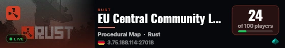 EU Central Community Long | 23.08 live status badge