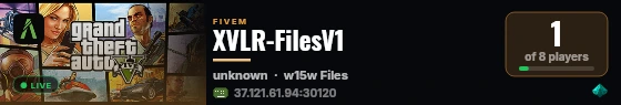 XVLR-FilesV1 live status badge