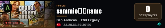 sammio测试name live status badge