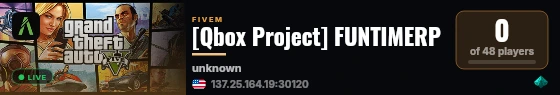 [Qbox Project] FUNTIMERP live status badge