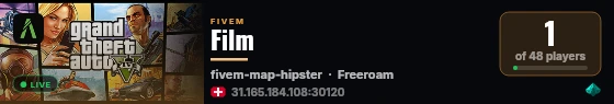 Film live status badge