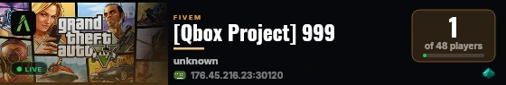 [Qbox Project] 999 live status badge