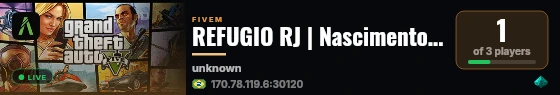 REFUGIO RJ | Nascimento M live status badge