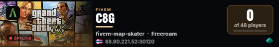 C8G live status badge