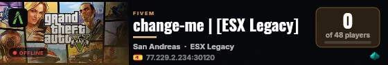 change-me | [ESX Legacy] live status badge