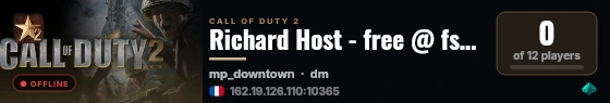 Richard Host - free @ fshost.me live status badge